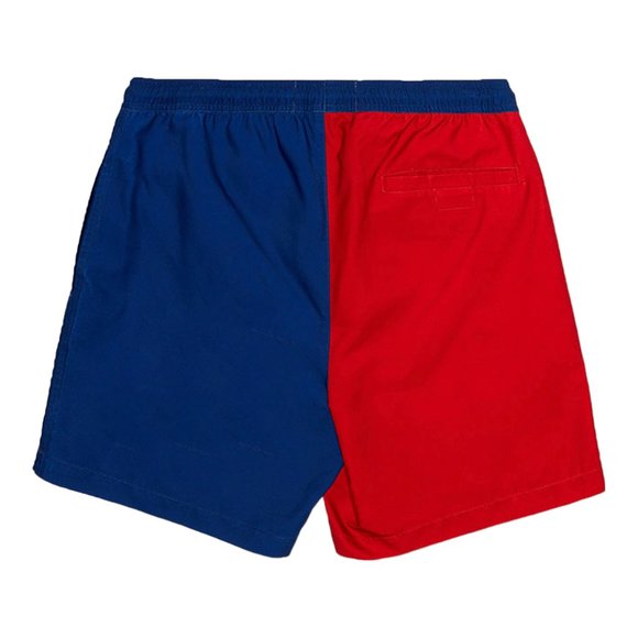 Budweiser Anheuser 15" Boardshorts Swim Trunks Shorts Red and Blue Men Large - Picture 2 of 2